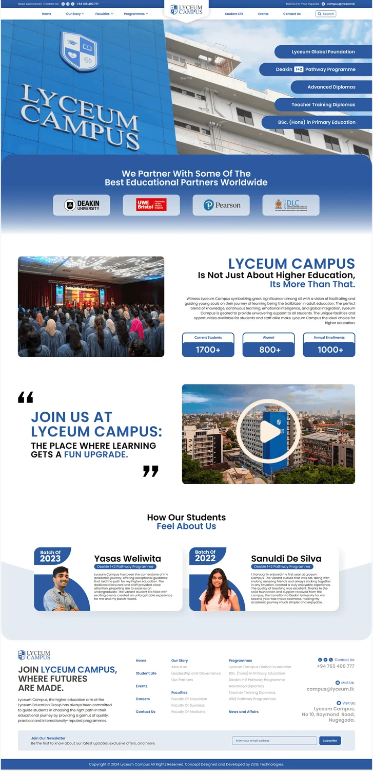 Lyceum Campus - Home